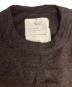 中古・古着 TEXT (テクスト) クルーネックニット ブラウン サイズ:1：5000円