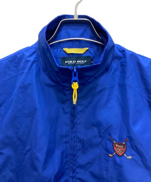 POLO GOLF（ポロ ゴルフ）POLO GOLF (ポロ ゴルフ) ジップベスト ブルー サイズ:Ｍ 未使用品の古着・服飾アイテム