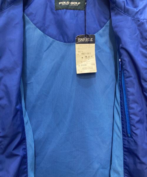 POLO GOLF（ポロ ゴルフ）POLO GOLF (ポロ ゴルフ) ジップベスト ブルー サイズ:Ｍ 未使用品の古着・服飾アイテム