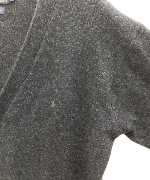 POLO RALPH LAUREN（ポロ・ラルフローレン）POLO RALPH LAUREN (ポロ・ラルフローレン) Vネックカーディガン グレー サイズ:Ⅿの古着・服飾アイテム