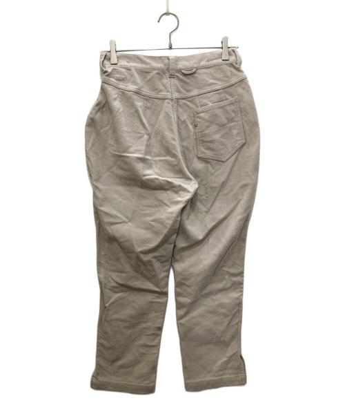 45R（フォーティファイブ・アール）45R (フォーティファイブ・アール) モールサージストレッチの桃比女 ベージュ サイズ:2の古着・服飾アイテム