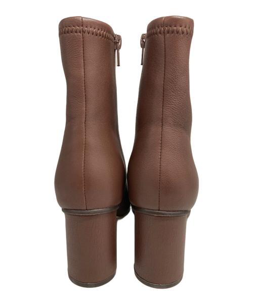 FRAY ID（フレイ アイディー）FRAY ID (フレイ アイディー) ストレッチショートブーツ ブラウン サイズ:JP37の古着・服飾アイテム