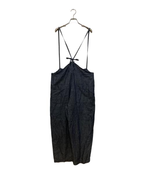 nest Robe（ネストローブ）nest Robe (ネストローブ) コットンリネンタンガリーサロペット インディゴ サイズ:Fの古着・服飾アイテム