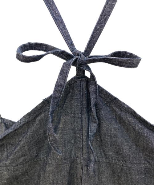 nest Robe（ネストローブ）nest Robe (ネストローブ) コットンリネンタンガリーサロペット インディゴ サイズ:Fの古着・服飾アイテム