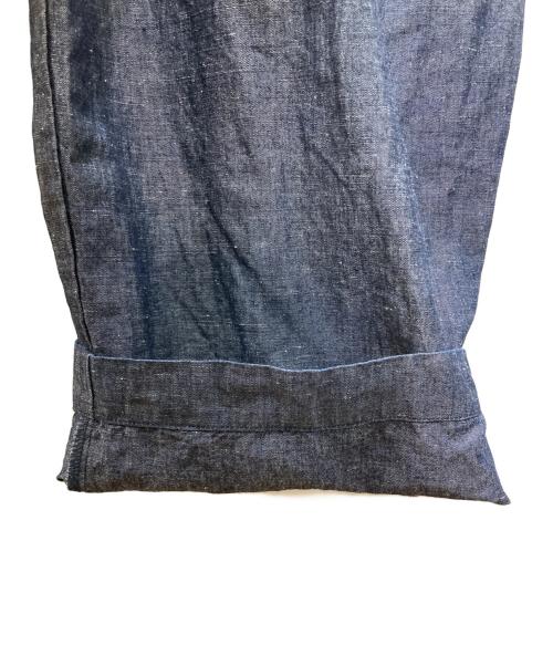 nest Robe（ネストローブ）nest Robe (ネストローブ) コットンリネンタンガリーサロペット インディゴ サイズ:Fの古着・服飾アイテム