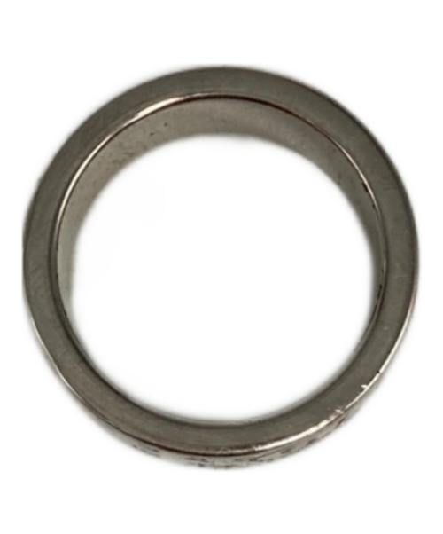 MM6 Maison Margiela（エムエムシックスメゾンマルジェラ）MM6 Maison Margiela (エムエムシックスメゾンマルジェラ) ナンバリングロゴリング シルバー サイズ:11号の古着・服飾アイテム