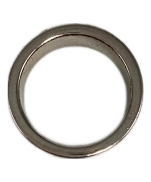 MM6 Maison Margiela（エムエムシックスメゾンマルジェラ）MM6 Maison Margiela (エムエムシックスメゾンマルジェラ) ナンバリングロゴリング シルバー サイズ:11号の古着・服飾アイテム