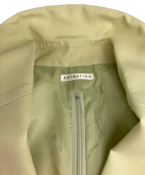 ESTNATION（エストネーション）ESTNATION (エストネーション) バックジップビッグジャケット グリーン サイズ:Fの古着・服飾アイテム