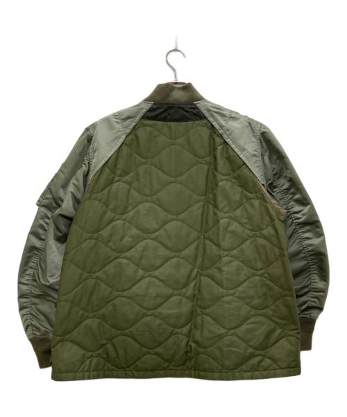 sacai（サカイ）sacai (サカイ) Nylon Twill Blouson/ナイロンツイルブルゾン オリーブ サイズ:2の古着・服飾アイテム