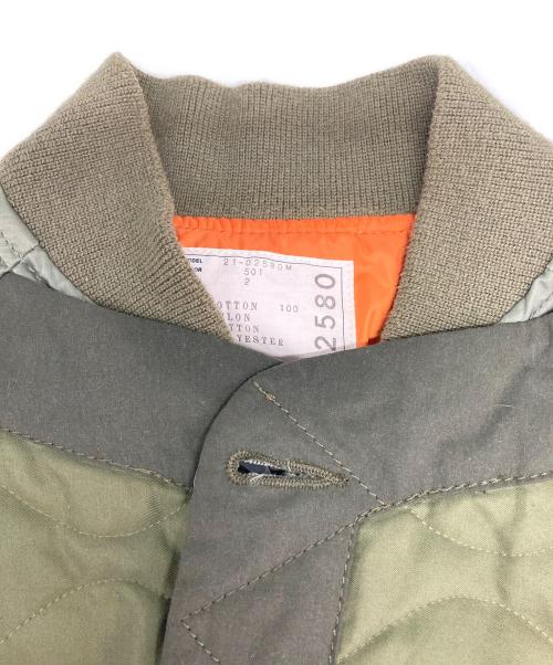 sacai（サカイ）sacai (サカイ) Nylon Twill Blouson/ナイロンツイルブルゾン オリーブ サイズ:2の古着・服飾アイテム