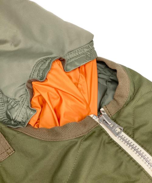 sacai（サカイ）sacai (サカイ) Nylon Twill Blouson/ナイロンツイルブルゾン オリーブ サイズ:2の古着・服飾アイテム