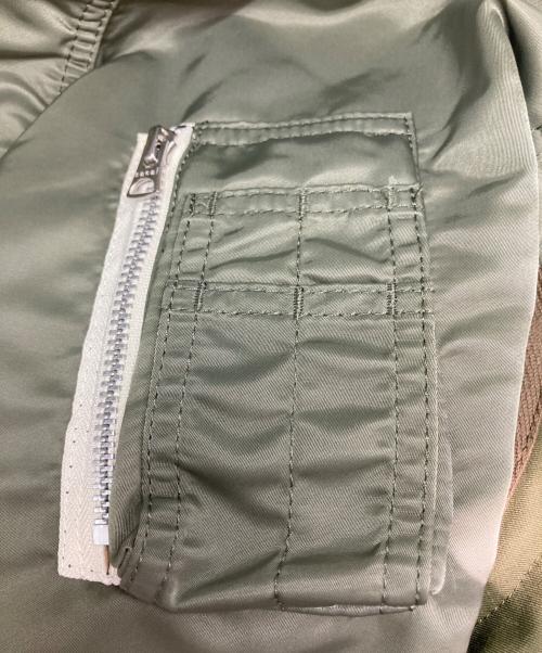 sacai（サカイ）sacai (サカイ) Nylon Twill Blouson/ナイロンツイルブルゾン オリーブ サイズ:2の古着・服飾アイテム