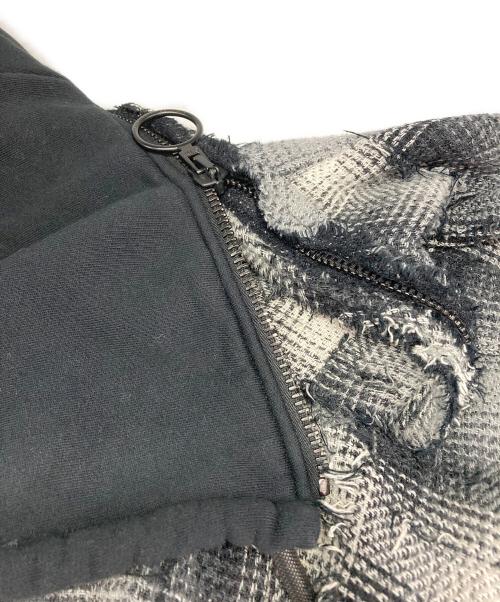 OFFWHITE（オフホワイト）OFFWHITE (オフホワイト) バックバイアスチェック 長袖シャツ グレー サイズ:Ⅿの古着・服飾アイテム