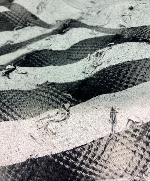 OFFWHITE（オフホワイト）OFFWHITE (オフホワイト) バックバイアスチェック 長袖シャツ グレー サイズ:Ⅿの古着・服飾アイテム