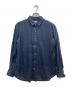 FRAMeWORK（フレームワーク）の古着「フレンチリネンレギュラーカラーシャツ」｜ネイビー