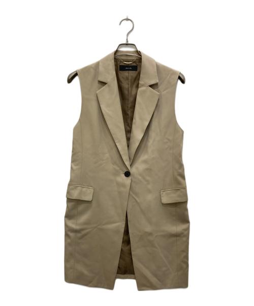 allureville（アルアバイル）allureville (アルアバイル) ハイツイストビスールミドルタケジレ ベージュ サイズ:2の古着・服飾アイテム