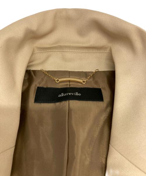 allureville（アルアバイル）allureville (アルアバイル) ハイツイストビスールミドルタケジレ ベージュ サイズ:2の古着・服飾アイテム