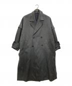 MAISON SPECIALメゾンスペシャル）の古着「2way Side Slit Coat/2ウェイ　サイド　スリット　コート」｜グレー