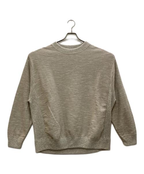 crepuscule（クレプスキュール）crepuscule (クレプスキュール) クルーネックニット ベージュ サイズ:3の古着・服飾アイテム