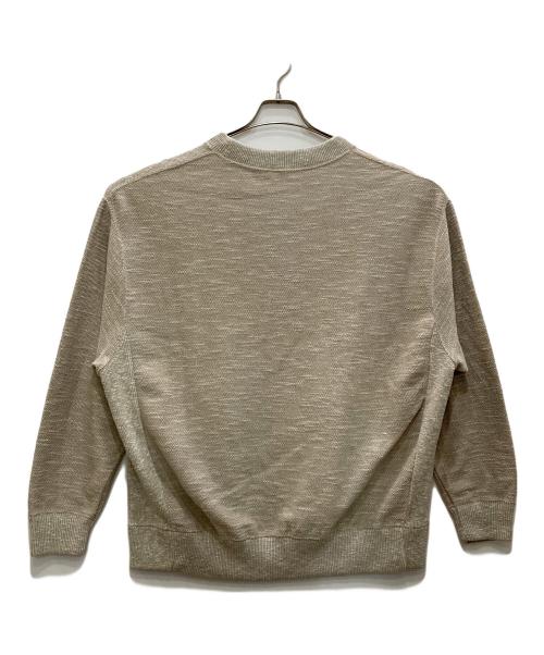 crepuscule（クレプスキュール）crepuscule (クレプスキュール) クルーネックニット ベージュ サイズ:3の古着・服飾アイテム