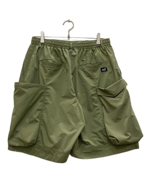 null（ヌル）null (ヌル) OUTSIDE SHORTS カーキ サイズ:Ｌの古着・服飾アイテム