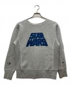 Champion REVERSE WEAVE×STAR WARSチャンピオン リバース ウィーブ×スターウォーズ）の古着「スウェット」｜グレー