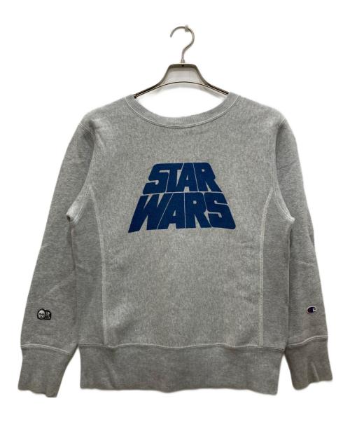 Champion REVERSE WEAVE（チャンピオン リバース ウィーブ）Champion REVERSE WEAVE (チャンピオン リバース ウィーブ) STAR WARS (スターウォーズ) スウェット グレー サイズ:Ｓの古着・服飾アイテム