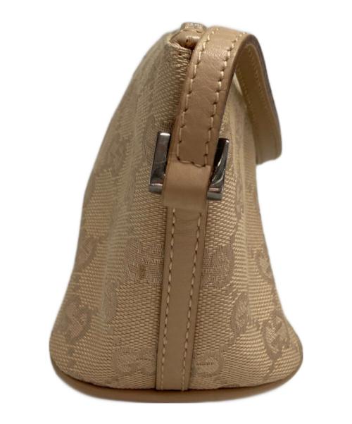 GUCCI（グッチ）GUCCI (グッチ) GGキャンバスアクセサリポーチ ブラウンの古着・服飾アイテム