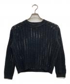 theory luxeセオリーリュクス）の古着「クロシェニット」｜ブラック