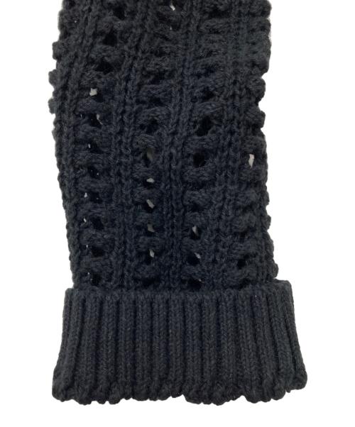 theory luxe（セオリーリュクス）theory luxe (セオリーリュクス) クロシェニット ブラック サイズ:38の古着・服飾アイテム