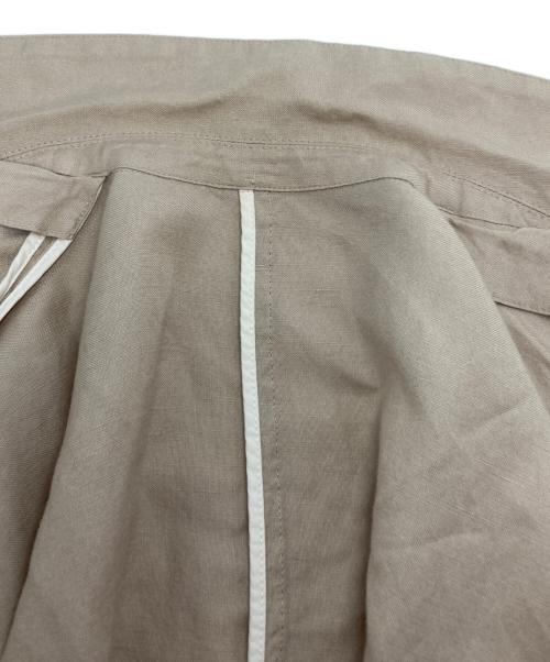 FRAMeWORK（フレームワーク）FRAMeWORK (フレームワーク) リネンレーヨンテーラードジャケット ベージュ サイズ:38の古着・服飾アイテム