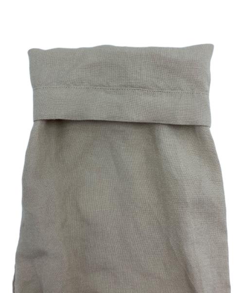 FRAMeWORK（フレームワーク）FRAMeWORK (フレームワーク) リネンレーヨンテーラードジャケット ベージュ サイズ:38の古着・服飾アイテム