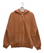 KEBOZケボズ）の古着「ジップパーカー」｜オレンジ