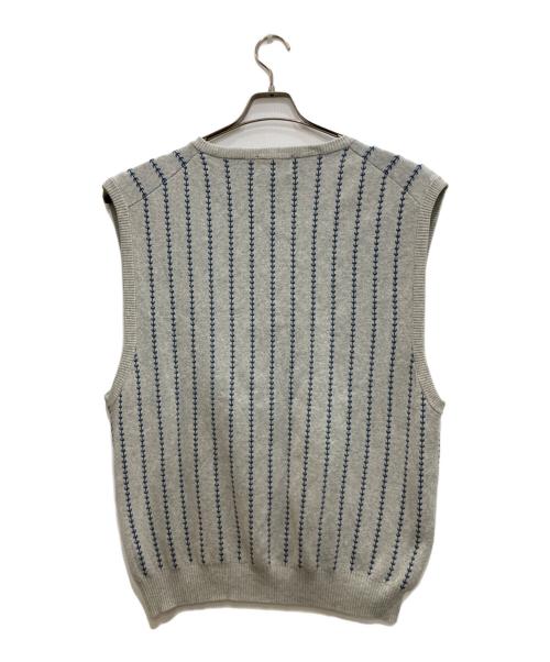 KEBOZ（ケボズ）KEBOZ (ケボズ) プルオーバーベスト グレー サイズ:LARGEの古着・服飾アイテム