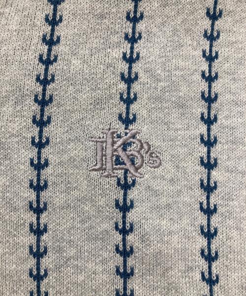 KEBOZ（ケボズ）KEBOZ (ケボズ) プルオーバーベスト グレー サイズ:LARGEの古着・服飾アイテム