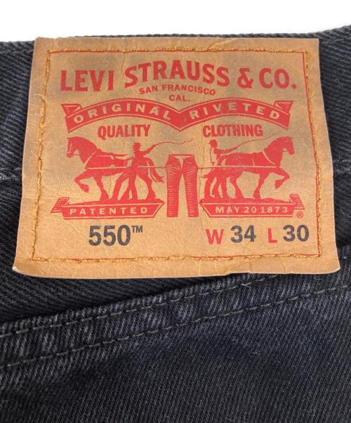 LEVI'S（リーバイス）LEVI'S (リーバイス) ブラックデニム ブラック サイズ:W34の古着・服飾アイテム