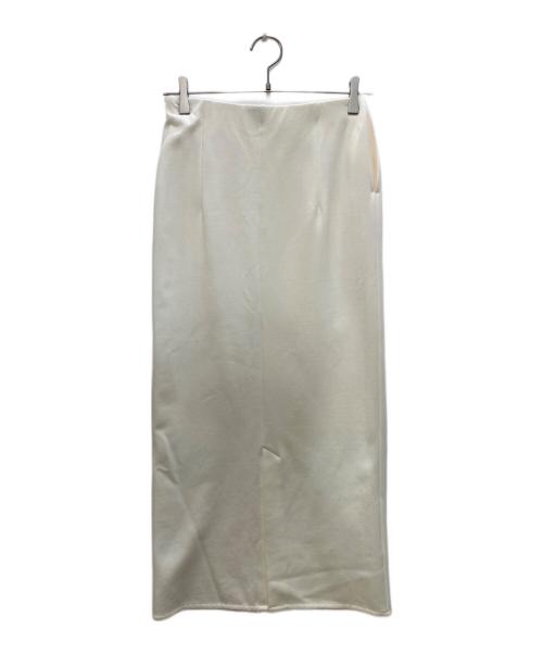 SOEJU（ソージュ）SOEJU (ソージュ) ダブルジャージーロングペンシルスカート ベージュ サイズ:Sの古着・服飾アイテム