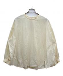 YORI（ヨリ）の古着「バックギャザーブラウス」｜アイボリー