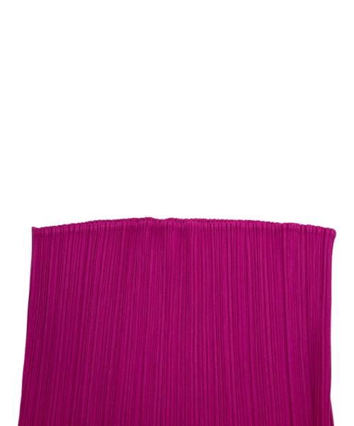PLEATS PLEASE（プリーツプリーズ）PLEATS PLEASE (プリーツプリーズ) プリーツカットソー パープル サイズ:FREEの古着・服飾アイテム