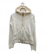 MONCLERモンクレール）の古着「ジップパーカー」｜ホワイト