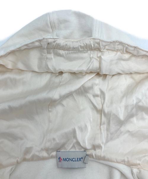 MONCLER（モンクレール）MONCLER (モンクレール) ジップパーカー ホワイト サイズ:Sの古着・服飾アイテム
