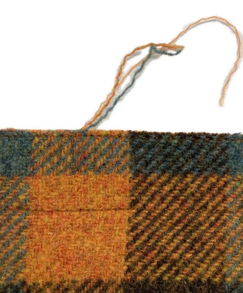 MM6 Maison Margiela（エムエムシックスメゾンマルジェラ）MM6 Maison Margiela (エムエムシックスメゾンマルジェラ) マルチカラーポンチョコート ブラウン サイズ:Ｍの古着・服飾アイテム