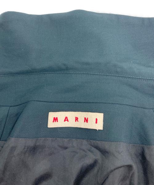 MARNI（マルニ）MARNI (マルニ) ジップアップワイドブルゾン グリーン サイズ:38の古着・服飾アイテム