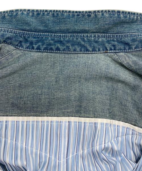 sacai（サカイ）sacai (サカイ) ギャザー ロングワンピース インディゴ サイズ:１の古着・服飾アイテム