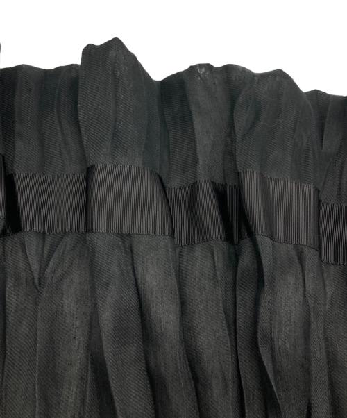 sacai（サカイ）sacai (サカイ) リネン混 ドッキング ウエスタン ワンピース ブラック サイズ:1の古着・服飾アイテム