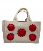 PRADAプラダ）の古着「ハンドバッグ」｜ベージュ