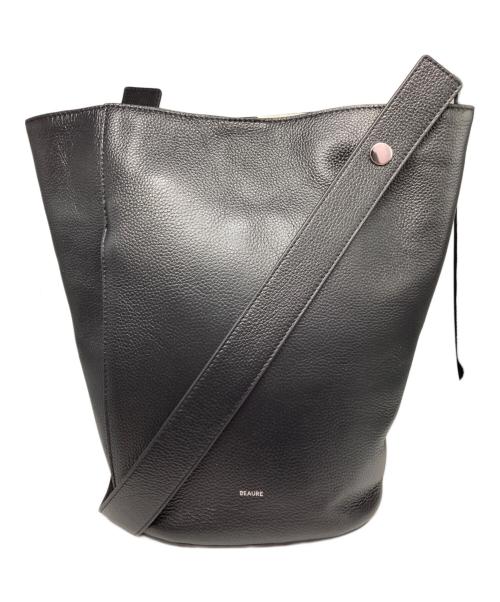 Beaure（ビュレ）Beaure (ビュレ) 別注 カウレザー2WAYバケツショルダー ブラック 未使用品の古着・服飾アイテム