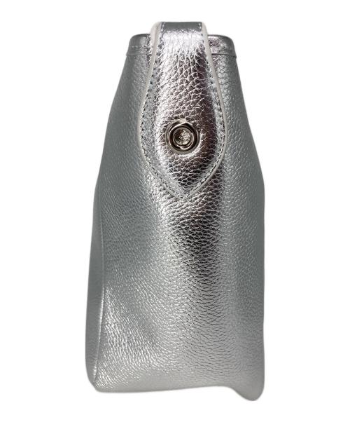 Beaure（ビュレ）Beaure (ビュレ) FSSPカウレザーバケツ型ショルダーバッグ シルバー 未使用品の古着・服飾アイテム