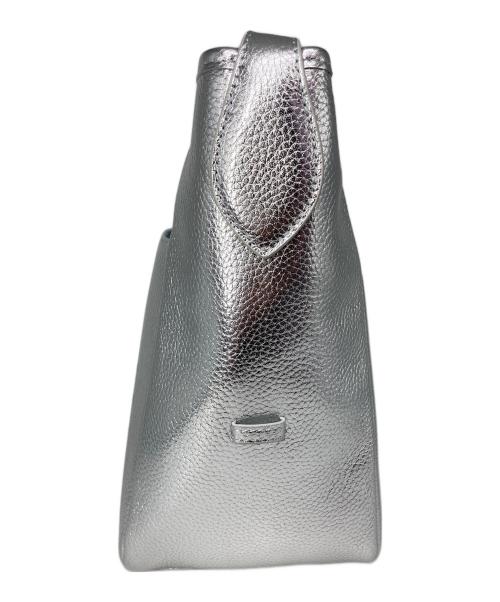 Beaure（ビュレ）Beaure (ビュレ) FSSPカウレザーバケツ型ショルダーバッグ シルバー 未使用品の古着・服飾アイテム