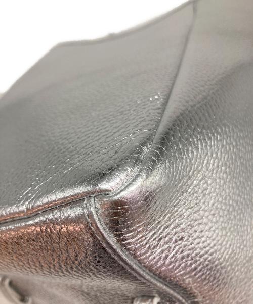 Beaure（ビュレ）Beaure (ビュレ) FSSPカウレザーバケツ型ショルダーバッグ シルバー 未使用品の古着・服飾アイテム